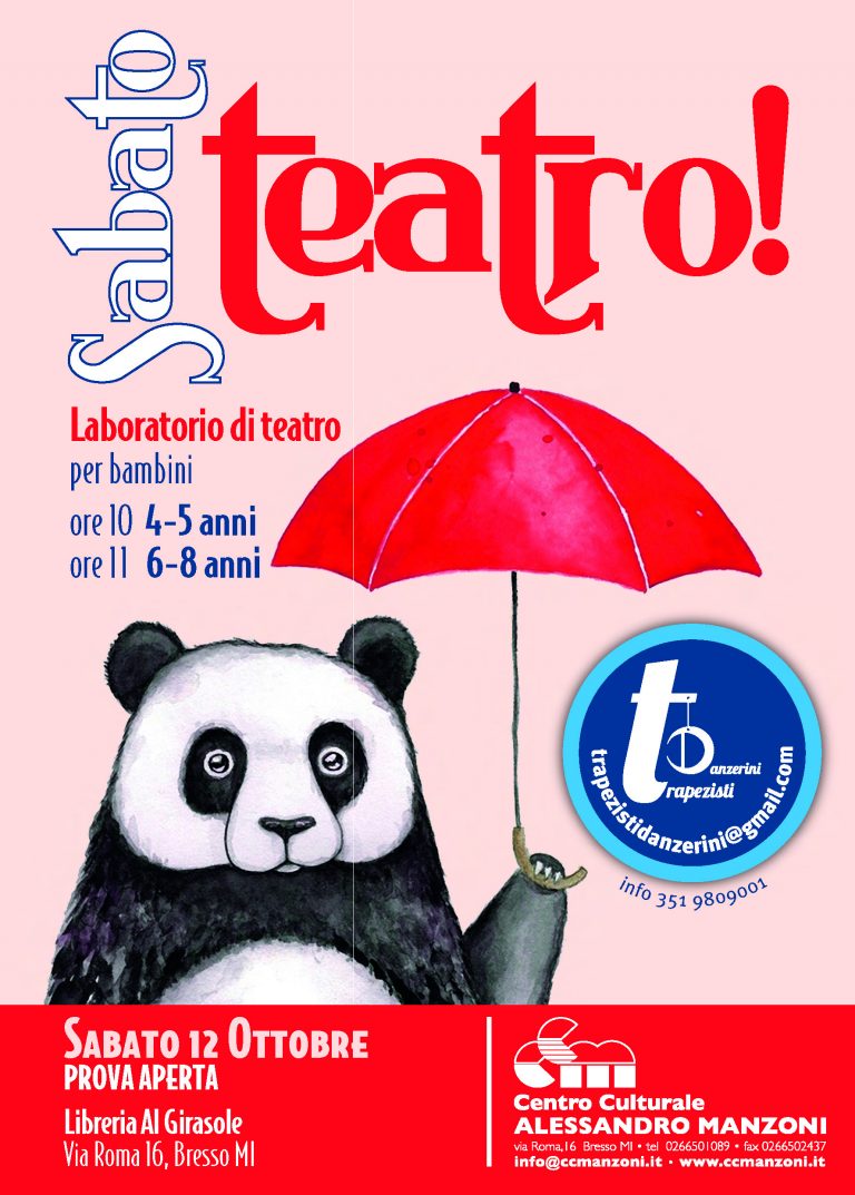 Sabato teatro ! Laboratorio di teatro per bambini