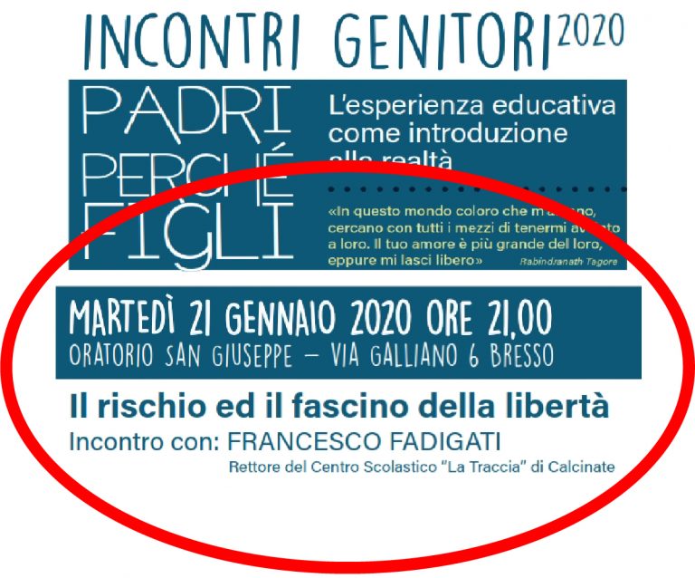 Incontri Genitori 2020 – Francesco Fadigati