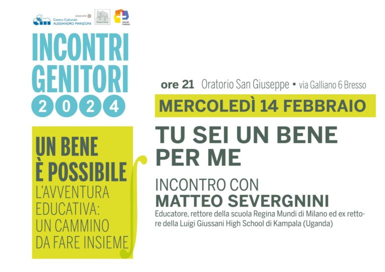 Incontri genitori 2024 – Incontro con Matteo Severgnini (Clicca per vedere la registrazione dell’evento dal canale YouTube del CCM)