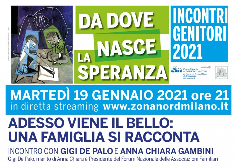 Incontri Genitori 2021 – Incontro con Gigi De Palo e Anna Chiara Gambini