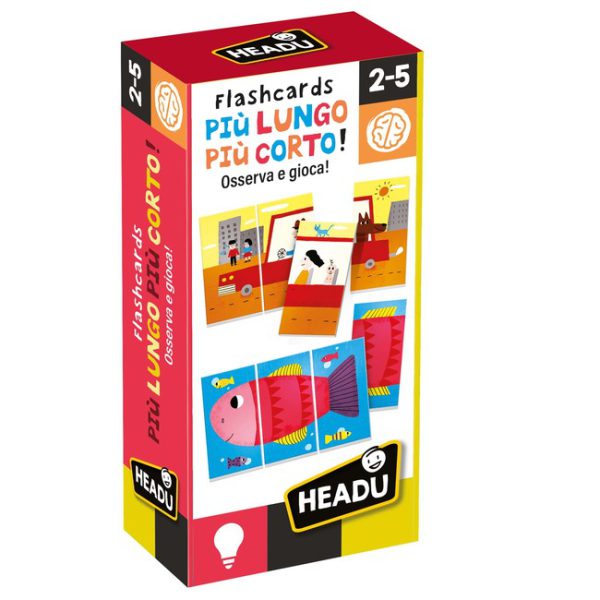 Flashcards Più Lungo e Più Corto