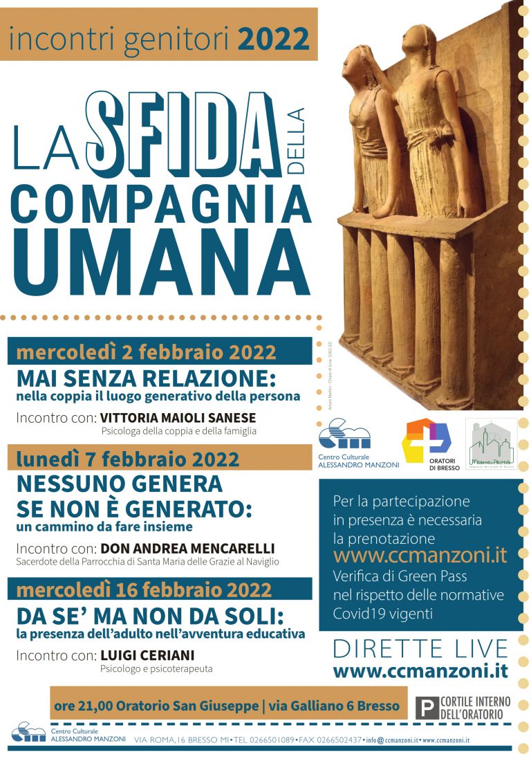Incontri genitori 2022 – La sfida della compagnia umana