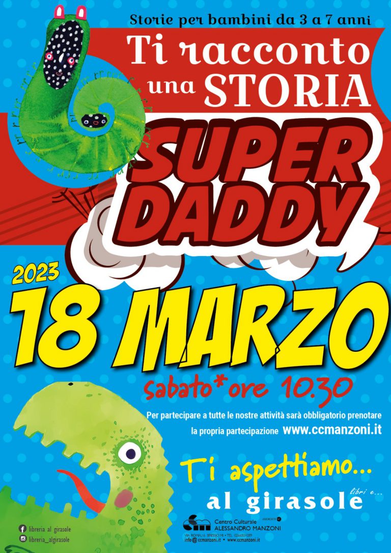 18 Marzo 2023 – Ti racconto una storia – Edizione speciale festa del papà