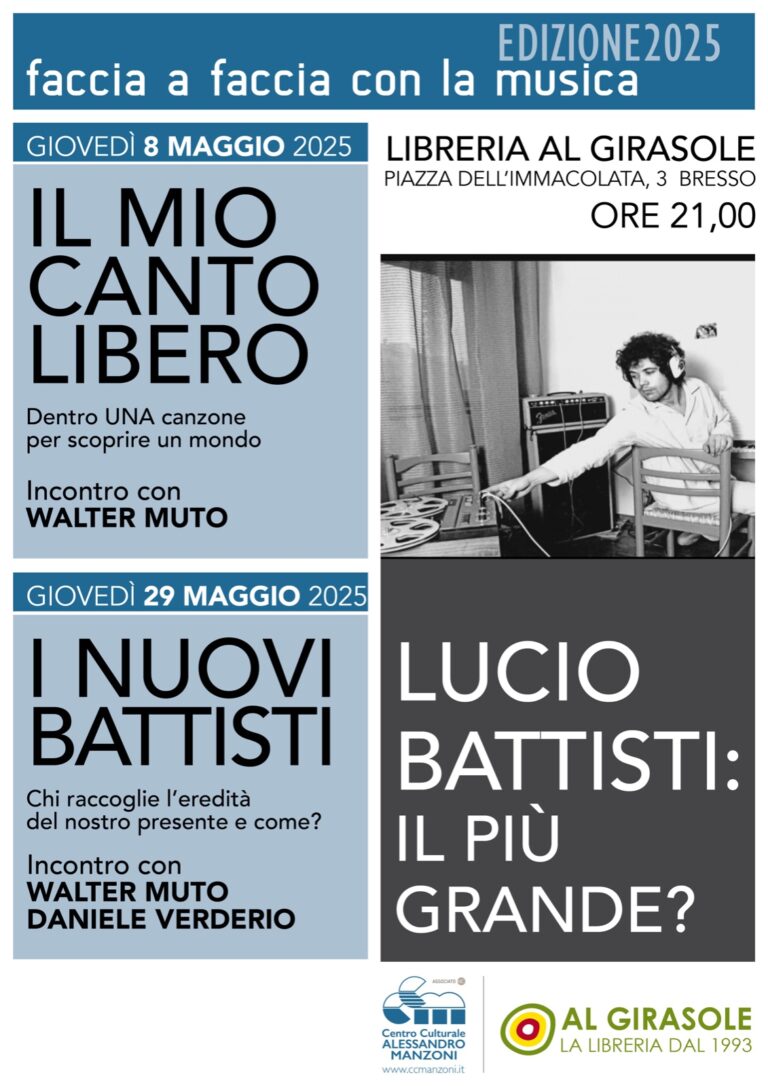 Faccia a faccia con la musica – Edizione 2025 (Clicca per vedere la registrazione dell’evento dal canale YouTube del CCM)