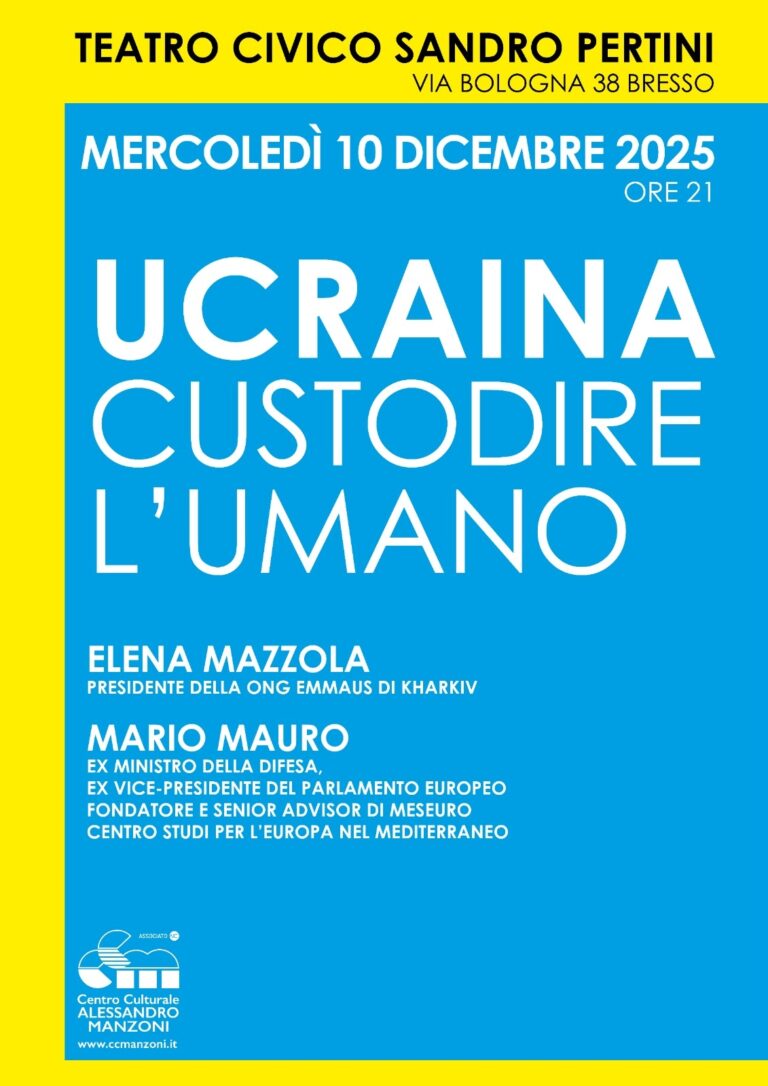Ucraina: Custodire l’umano (Clicca per vedere la registrazione dell’evento dal canale YouTube del CCM)